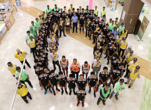 夏の交通安全県民運動始まる　日永カヨーでセレモニー