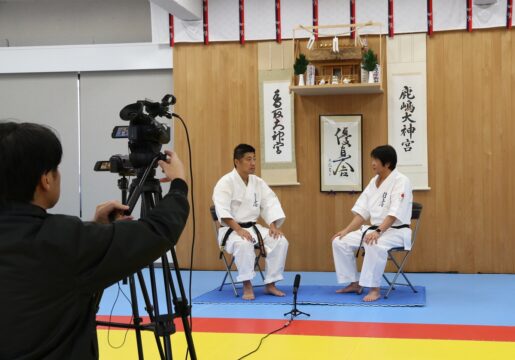 社会福祉やSDGsなどについて対談　NTジオテック中部の古川社長と四日市市の森市長