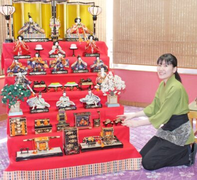 「きららのおひなさま」　湯の山温泉3月3日まで