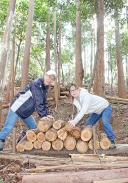 「うつべの森をつくろう」　2月16日釆女町で