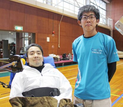 「自分で限界決めず挑戦を」　四日市で聖火リレーに参加