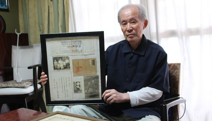 戦争の記憶、平和への思い①　命からがら満州から帰国　菰野・佐久間さん