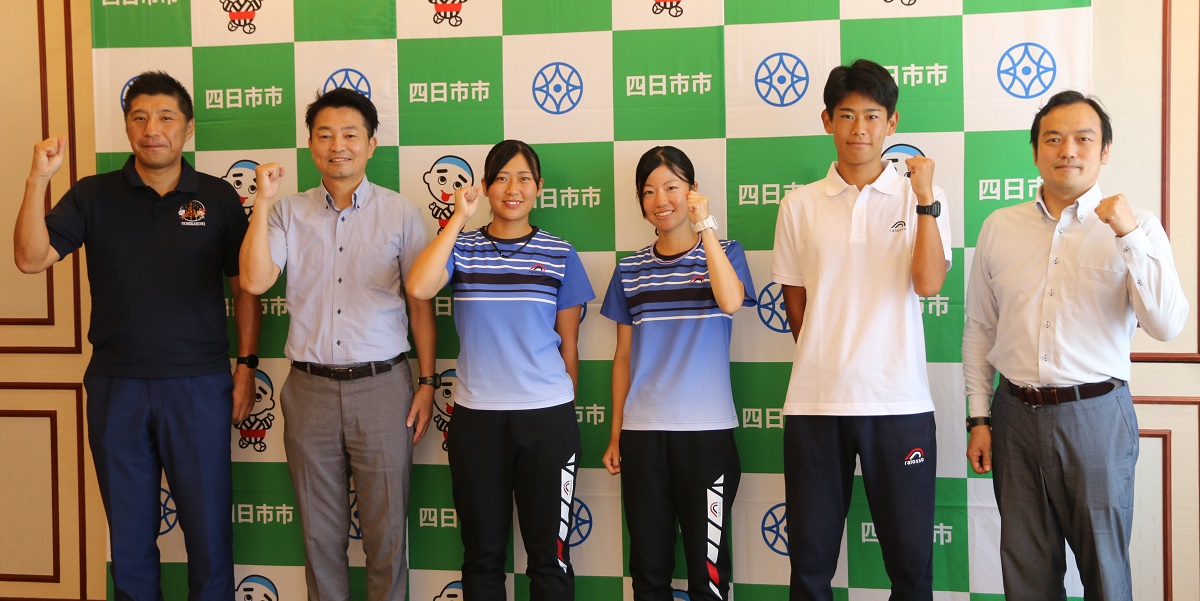 「地元開催に気合い入っています」　四日市大学から3人が出場　全日本学生テニス選手権大会