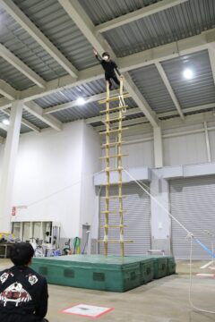 はしご登り「伝承していきたい」　四日市市消防団