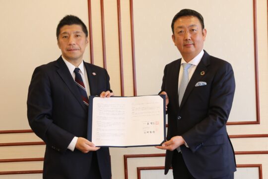 プラトンホテルを災害時の福祉避難所に　運営会社と四日市市が協定