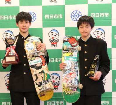 日本スケートボード選手権で優勝　「パリ五輪出場金メダル目標に」　四日市市在住の佐々木君
