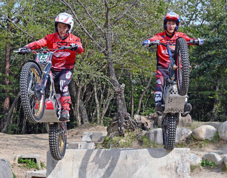 全日本選手権中部大会　トライアルでレース参戦　