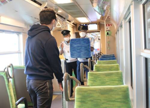 鉄道テロ想定し訓練　四日市あすなろう鉄道