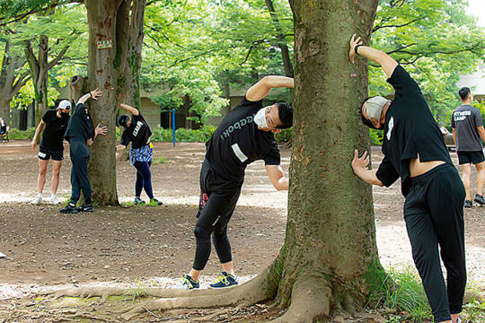 自然の中でフィットネス アウトドアフィットネス参加募集