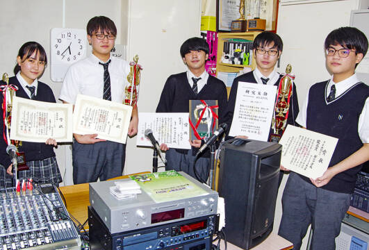 全国コンテストで好成績 伊賀市 桜丘中・高　放送部