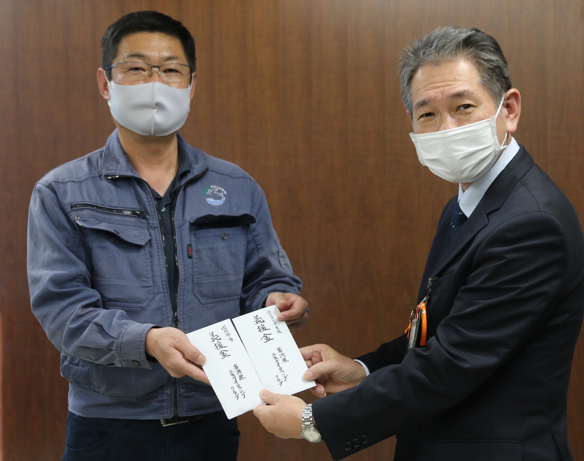 チャリティーイベントの収益を寄付　富洲原エキサイティングCLUB　四日市市