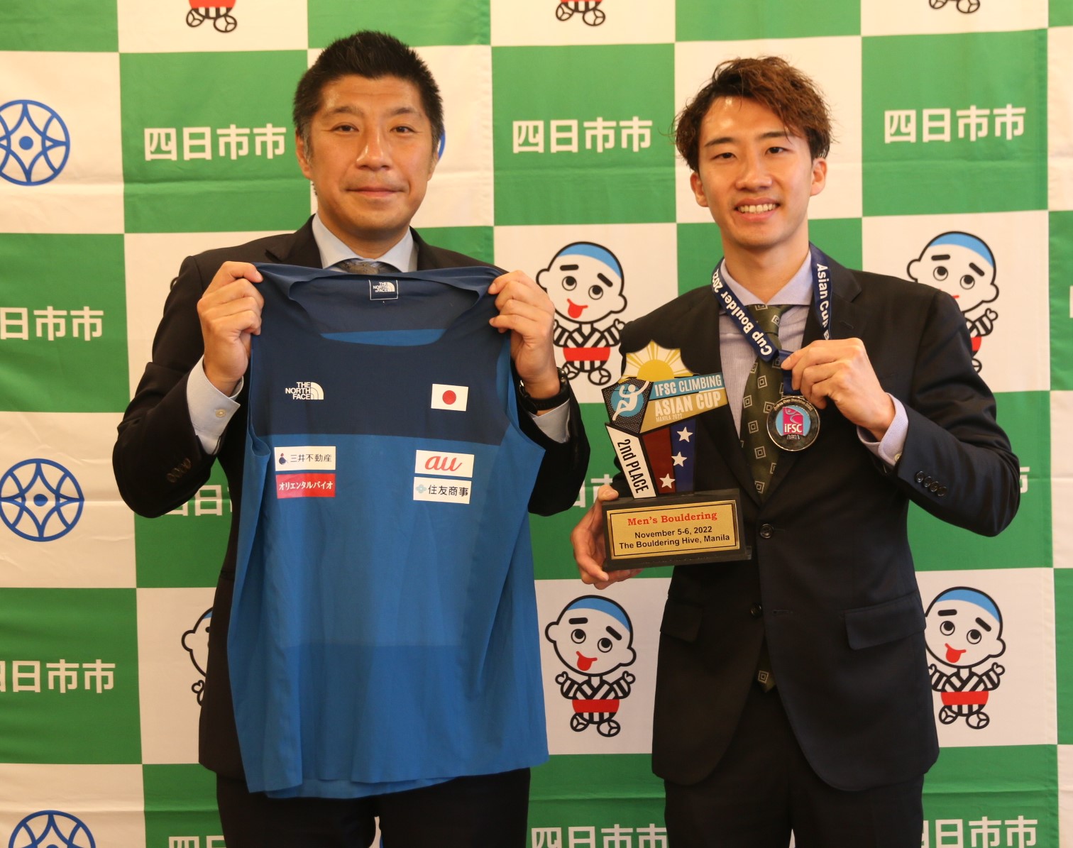 日本代表として奮闘　アジアカップで準優勝　四日市出身のスポーツクライミング選手渡部桂太さん　