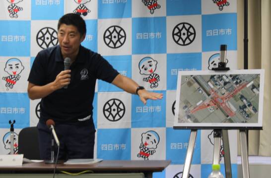 変則交差点解消で通行しやすく、7月1日から通行開始を予定、四日市市の市道西阿倉川62号線