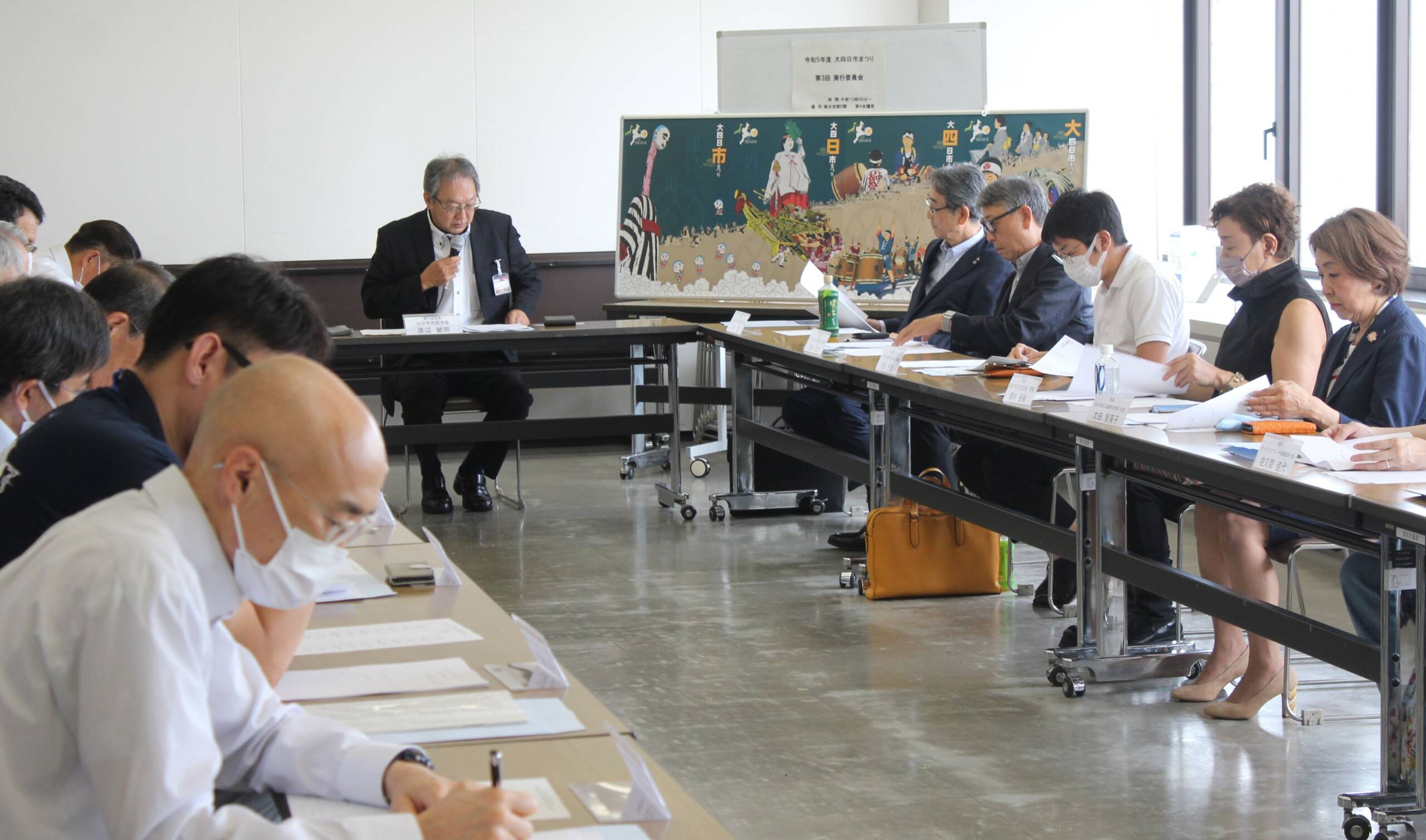 鯨船勢ぞろい、キャッチコピー、記念グッズづくりなど決まる、大四日市まつり実行委員会