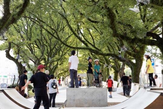 夏休み期間は平日も開放　四日市市の中央通りスケートパーク　7月21日から8月31日まで