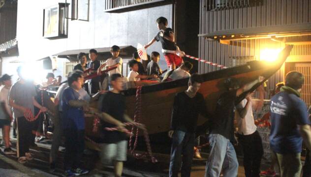 第60回大四日市まつりが間近、鯨船八艘勢ぞろいに向け練習にも熱気