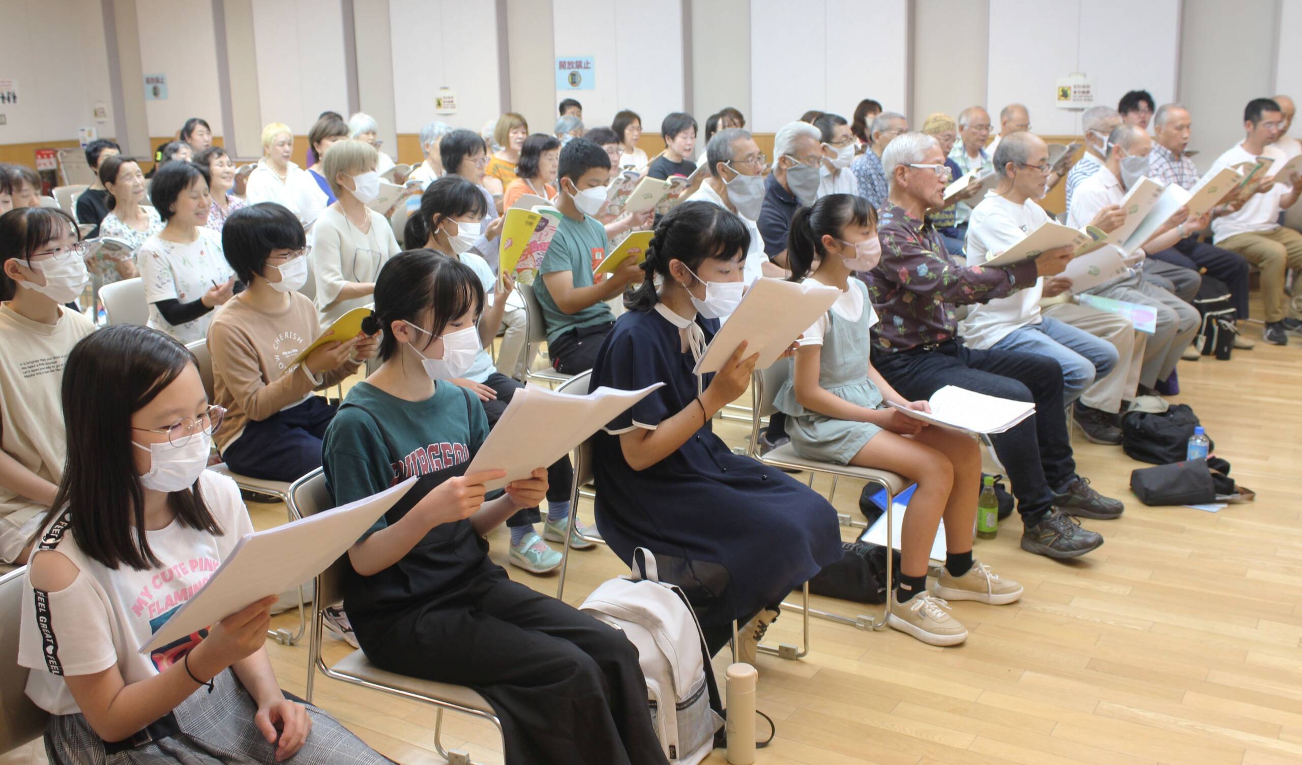今こそ歌おう！、練習も佳境に、7月23日、四日市市文化会館で170人が大合唱、あんだぁれ70主催第11回演奏会