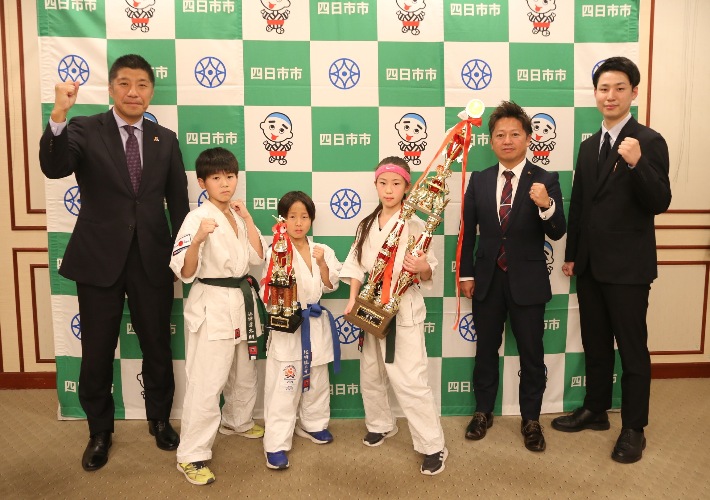 全日本ジュニア空手道選手権大会に出場　新極真会三重北道場の3選手　目標など話す