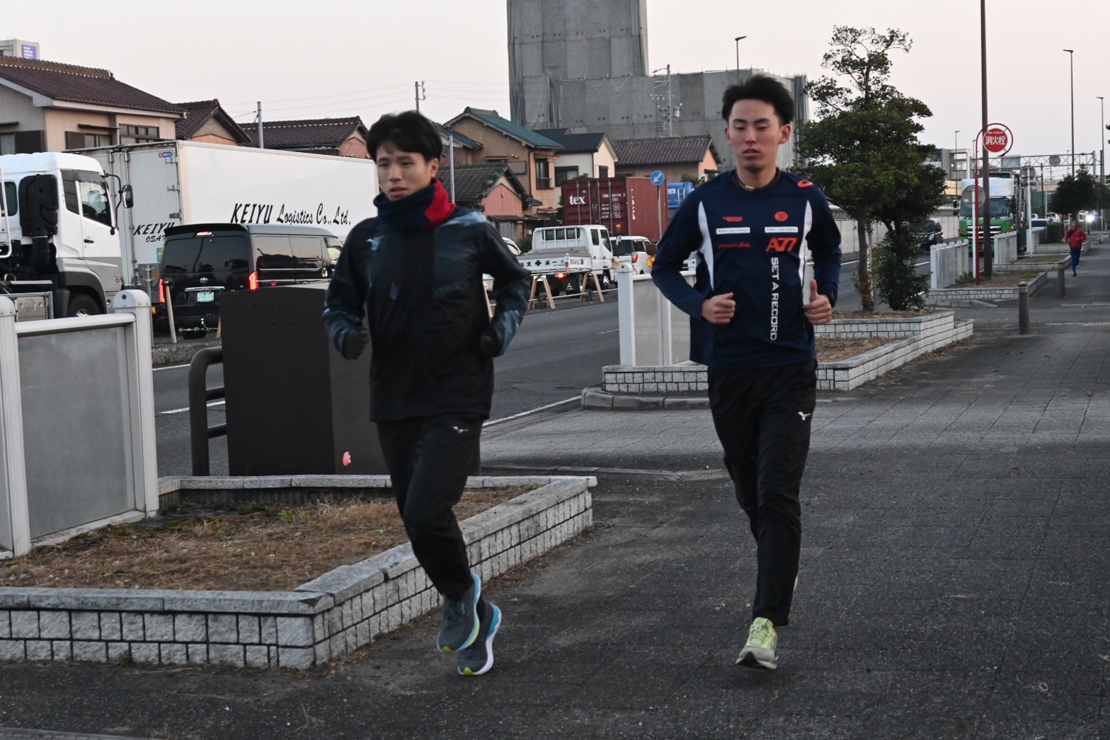 明日号砲!　全日本大学駅伝  四日市で繰り広げられる熱き戦い  選手の試走に同行