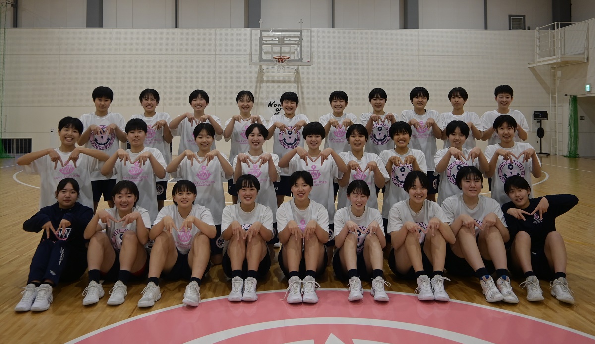 ウインターカップ3年連続出場　四日市メリノール学院高女子バスケ部
