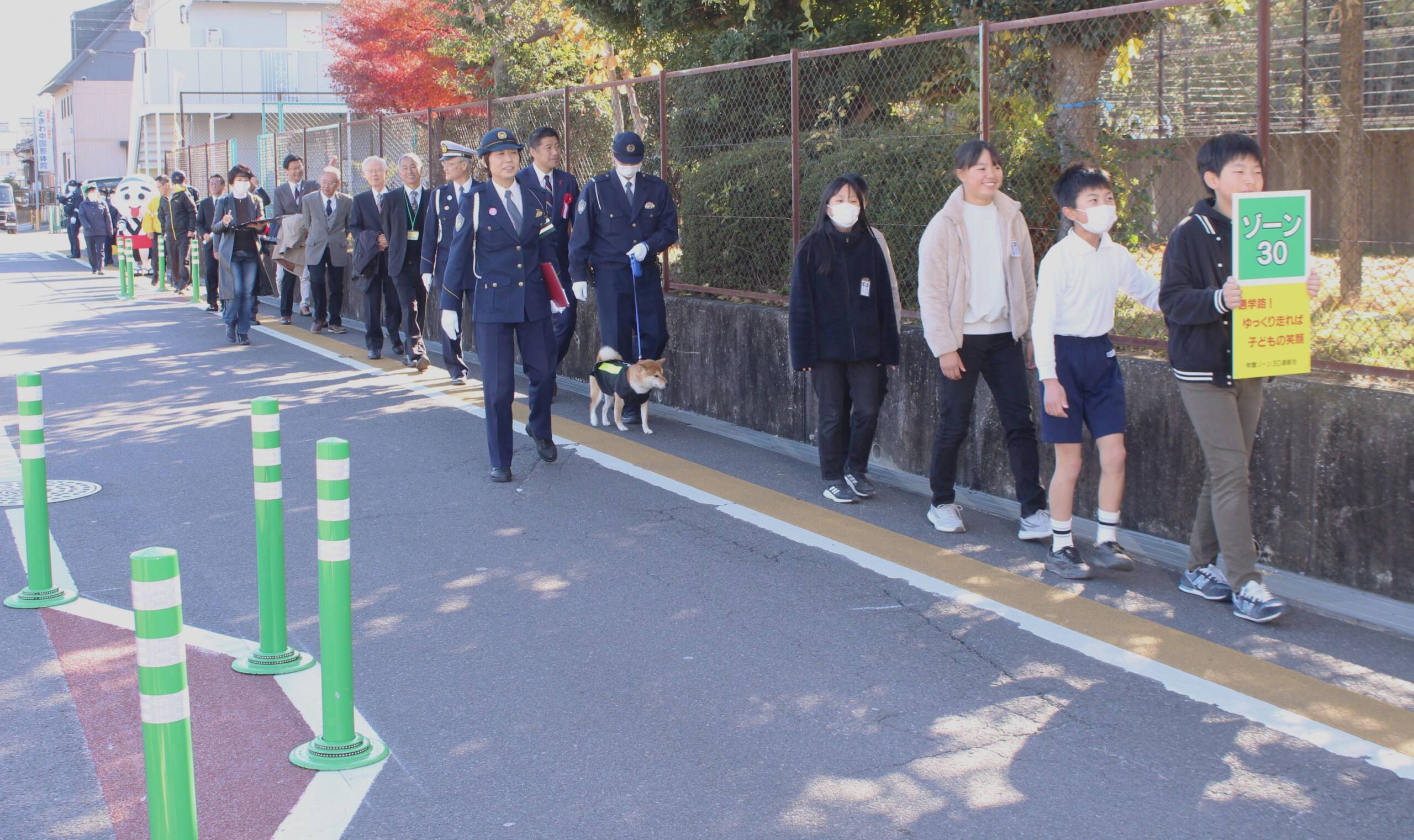 車の速度落としてね、四日市市の常磐小学校地区に初の「ゾーン30プラス」