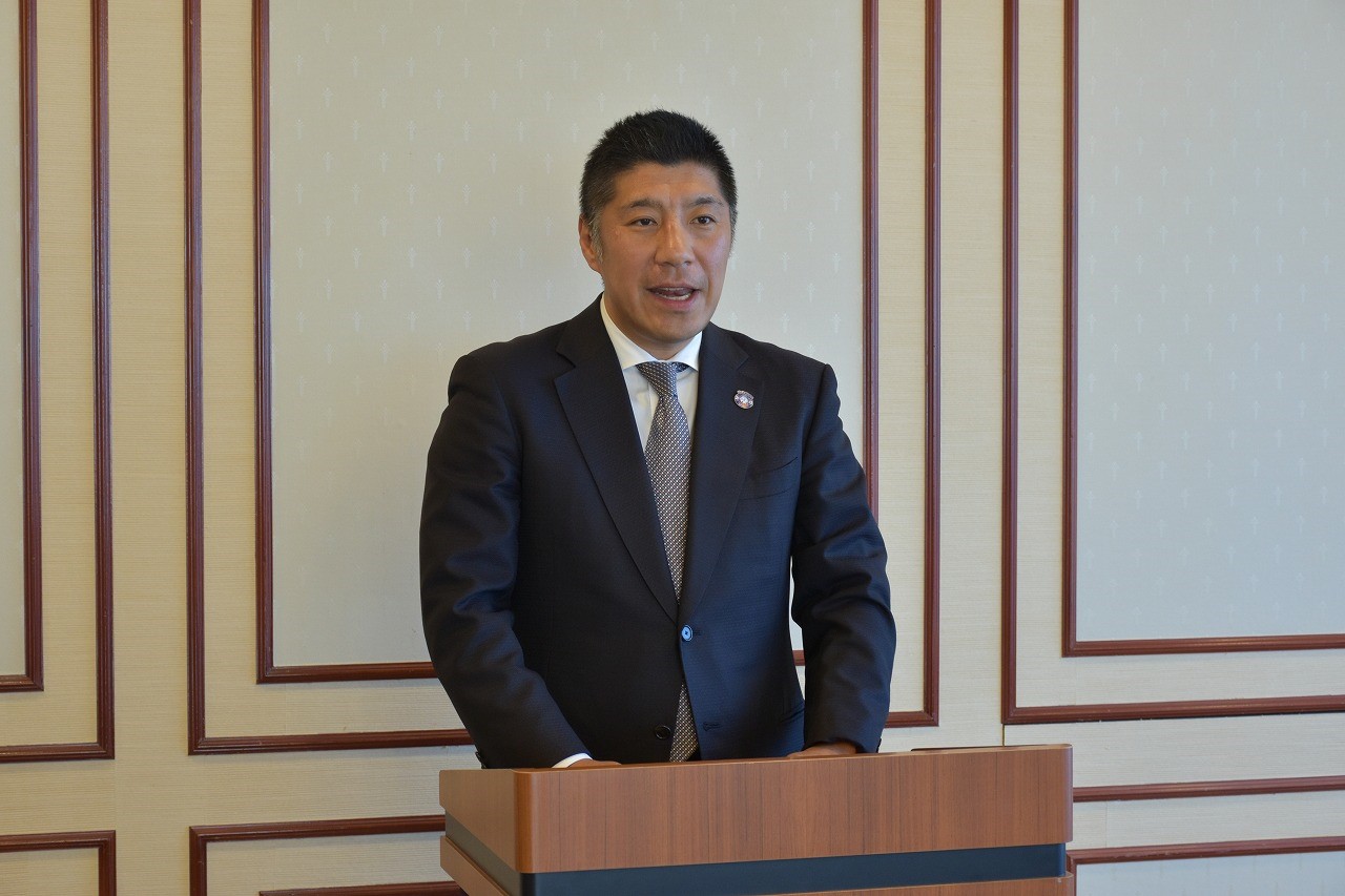 市民に寄り添い、希望や勇気を与える仕事を、森智広市長が新年の仕事始めの訓示