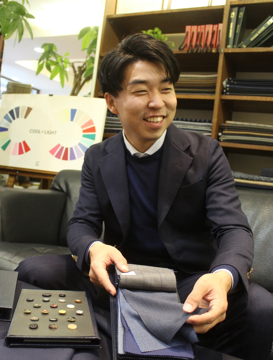 オーダーだからこそ大切に　太田洋服店　太田将司さん（34）