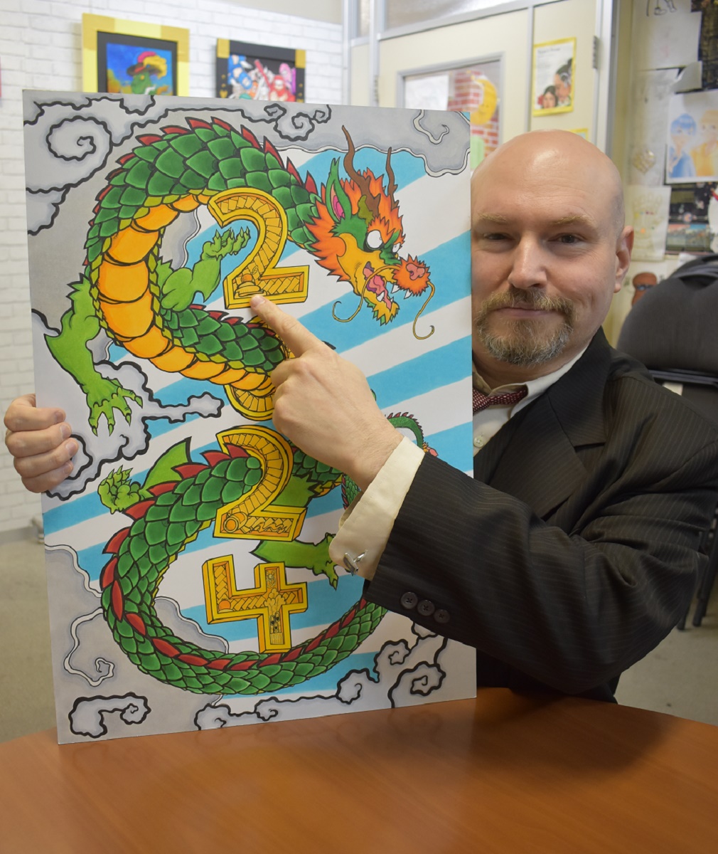 想像することの楽しさ　絵のアイデアたくさん　四日市在住　アンドリュー・マーフィーさん