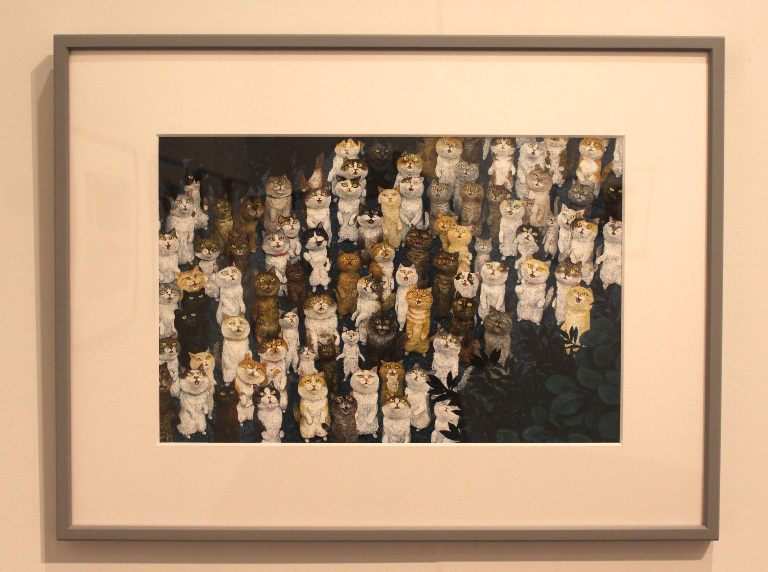 町田尚子さんの絵本原画展「隙あらば猫」始まる、パラミタミュージアム