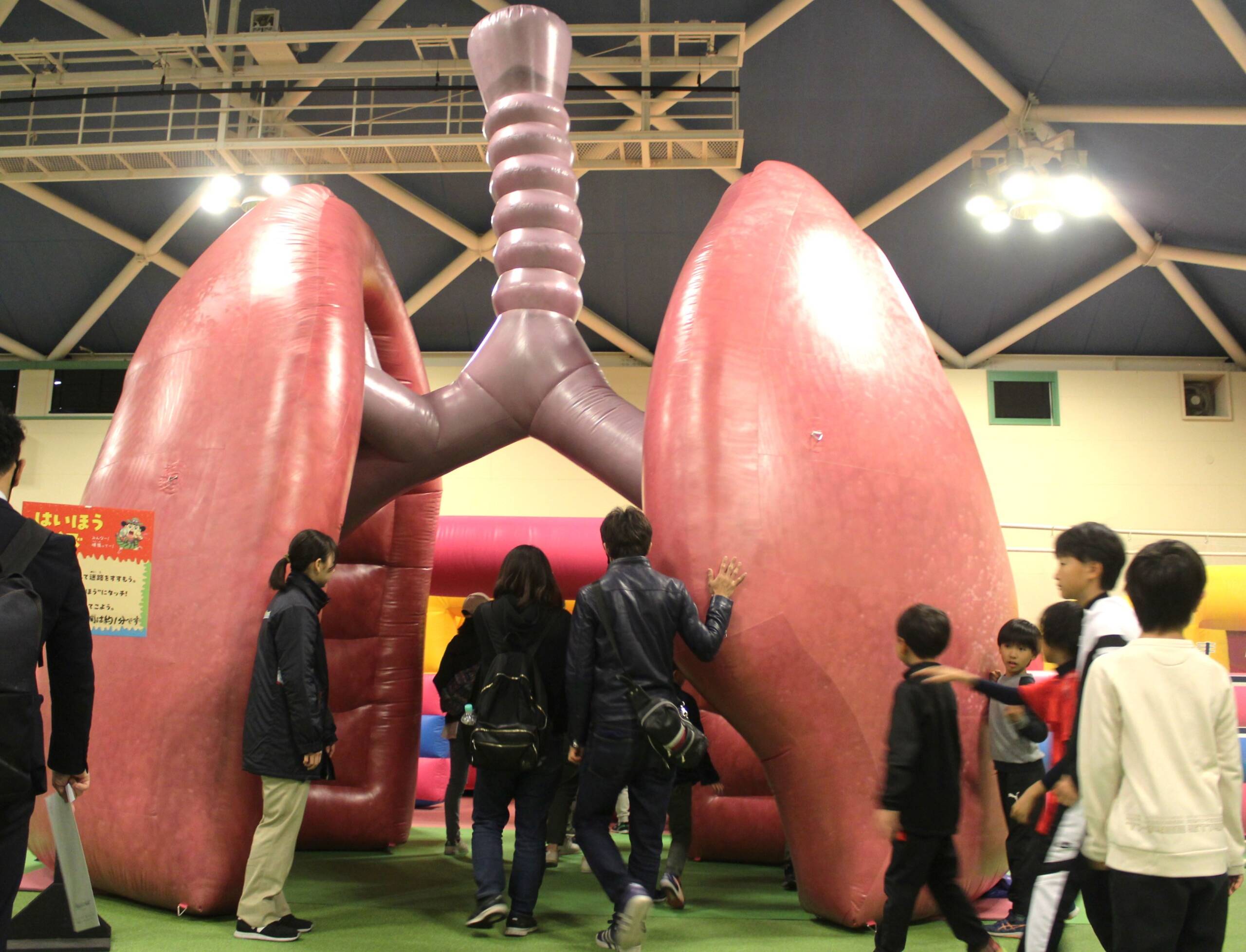 遊んで学ぶ体の中、「超からだのひみつ大冒険inナガシマスパーランド」が開幕
