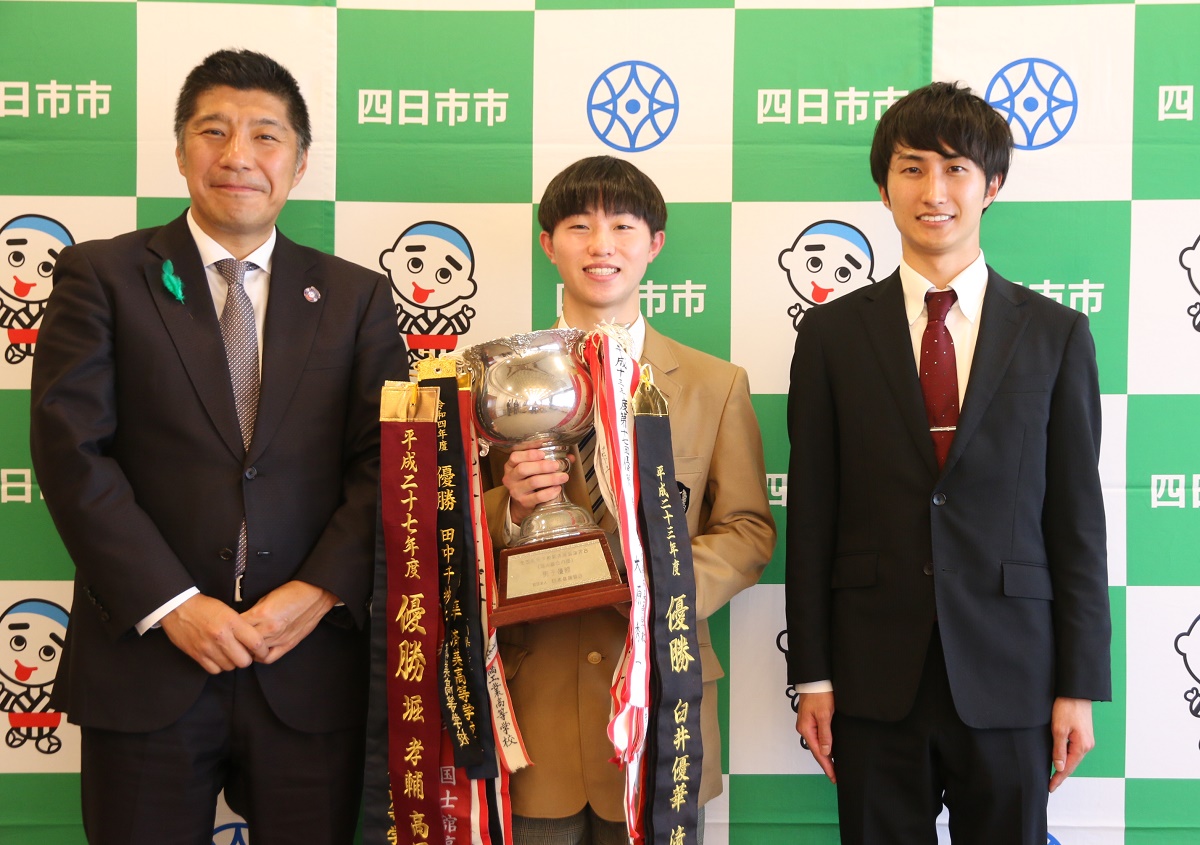 「優勝を狙っていた」　四日市市出身の高田高2年山本さん　全国高等学校新体操選抜大会を制覇