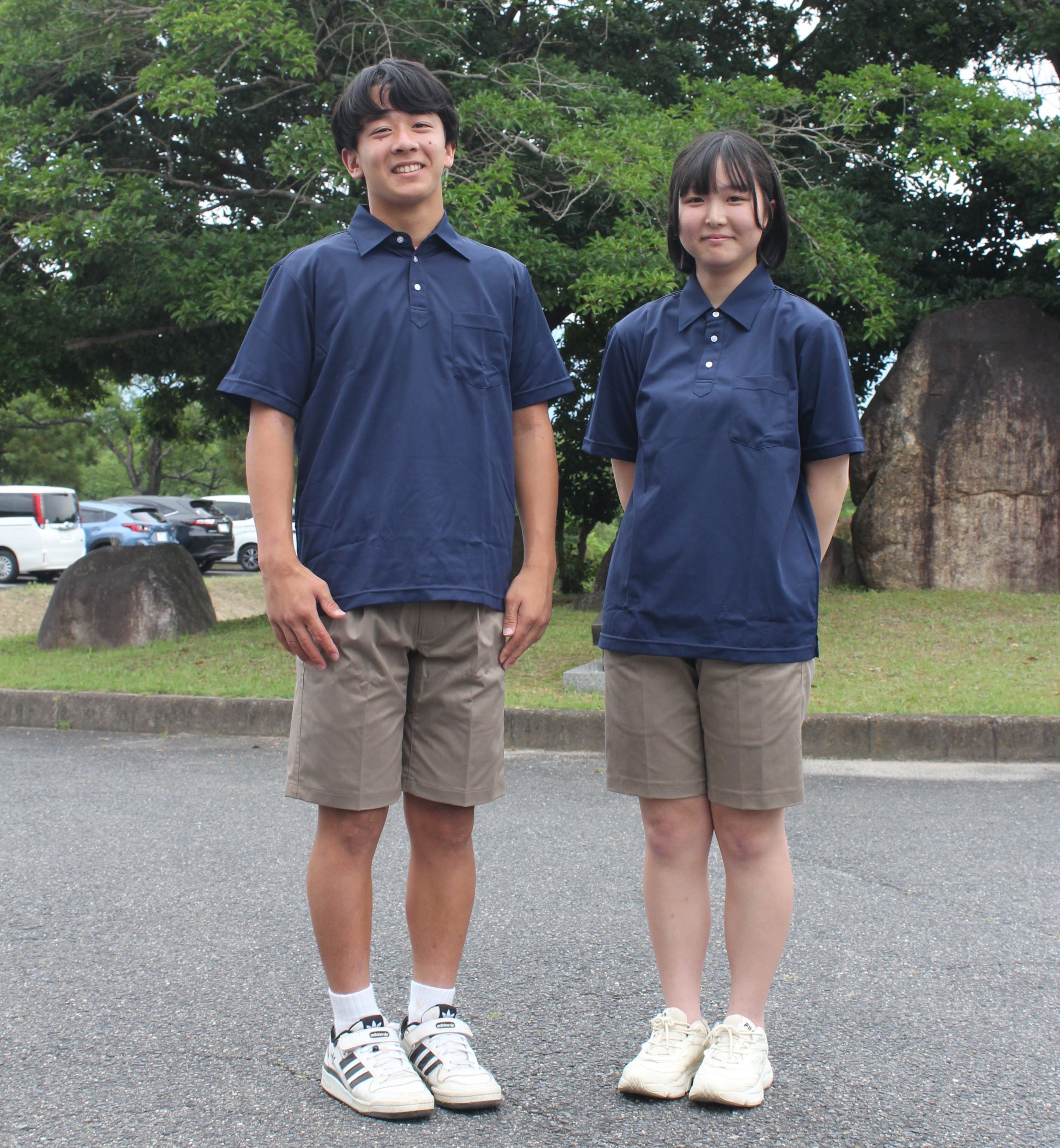暑い夏にはハーフパンツ、三重県立朝明高校が新しい夏制服を発表、今夏から試験導入
