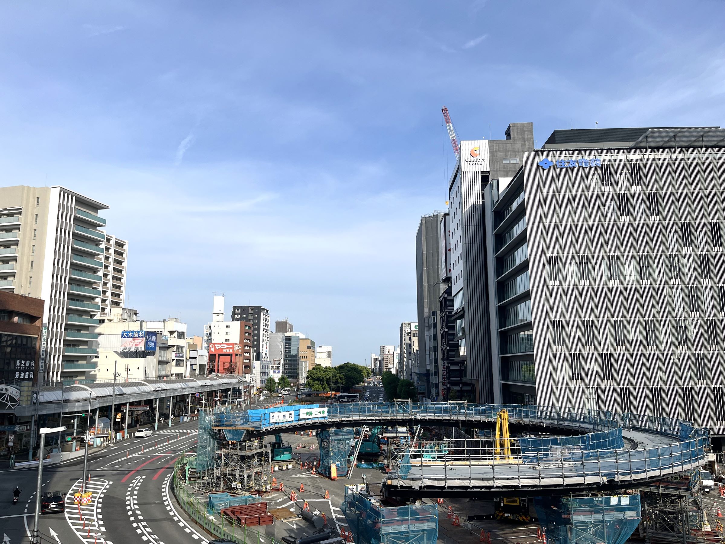 円形デッキに上ってみよう、四日市市が体験会を企画、10月15日から先着順で希望者募集