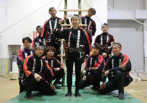 好奇心から始まった挑戦　はしご登りで単独演技　四日市・サルビア分団の樋口さん