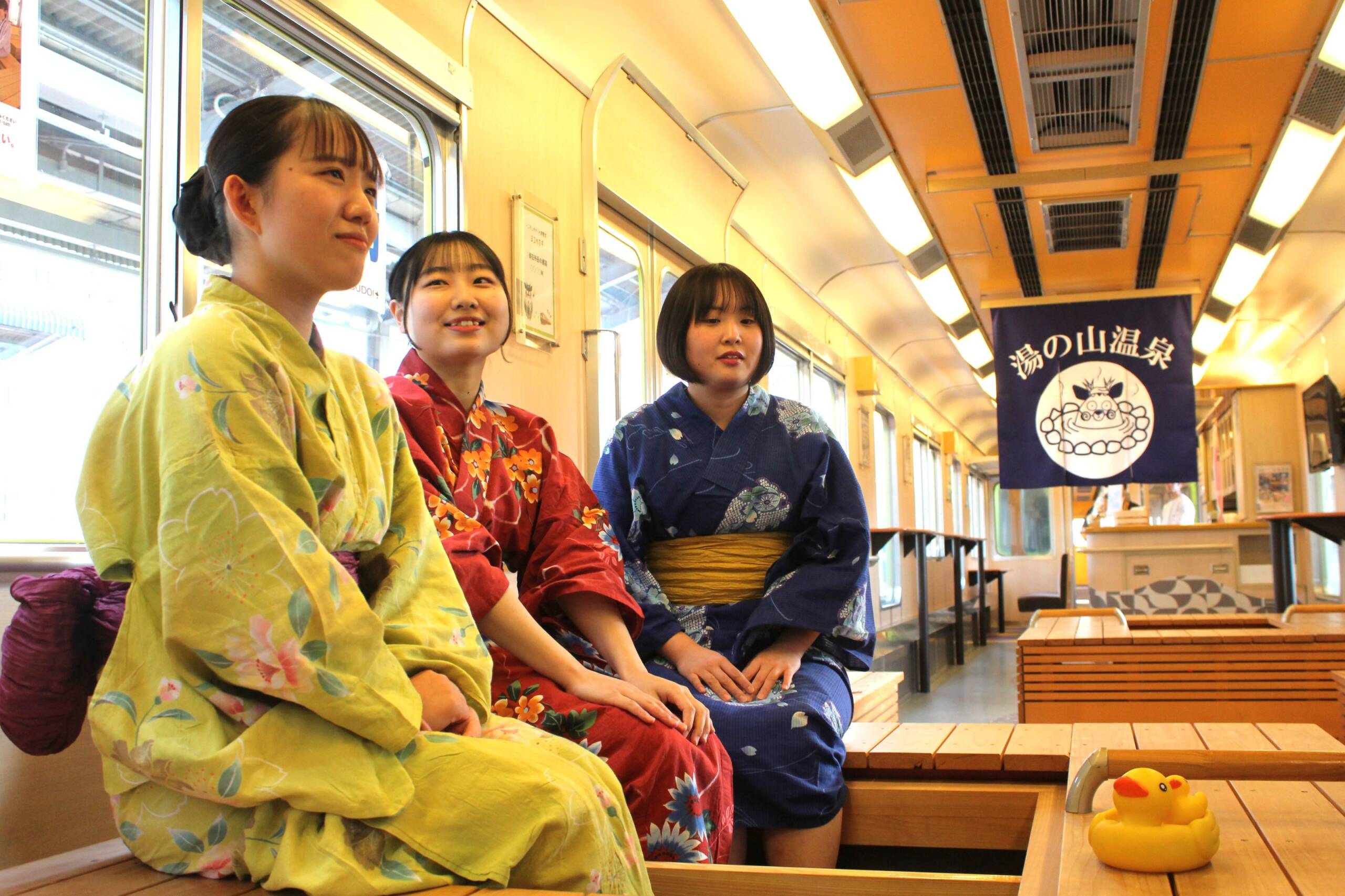 足湯列車走ります、1月11日から名古屋～湯の山温泉