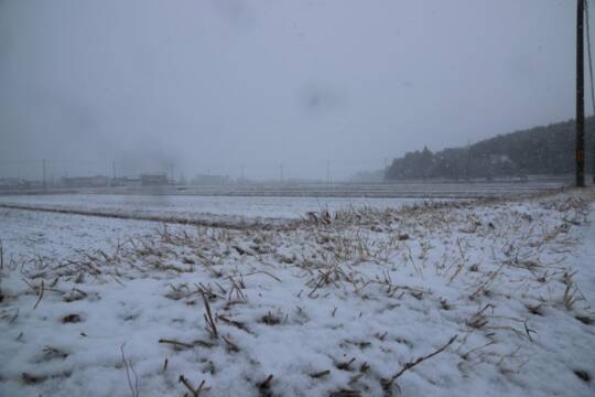 冷え込み続く　四日市市内で積雪も　道路の通行など注意