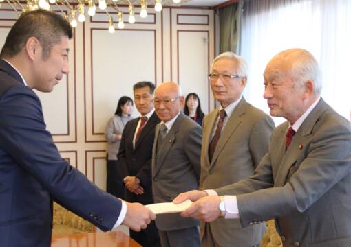 津波避難タワーや広域避難のあり方などで要望、四日市市自治会連合会