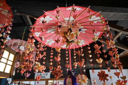 今年も見られる雛飾り　楠歴史民俗資料館　地域の期待に応え継続