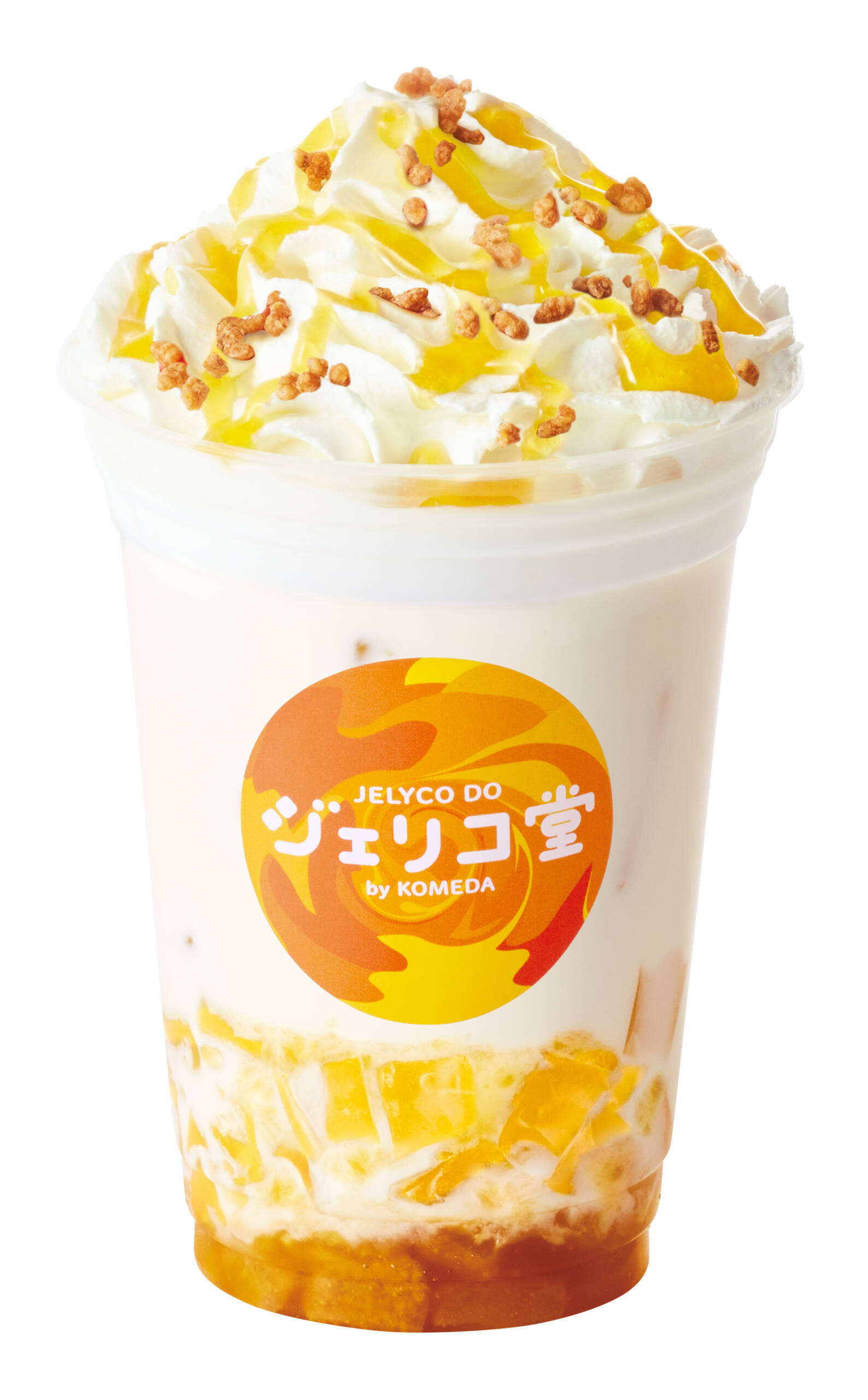 マンゴージェリー&マンゴーラッシーミルクホイップあられわらび