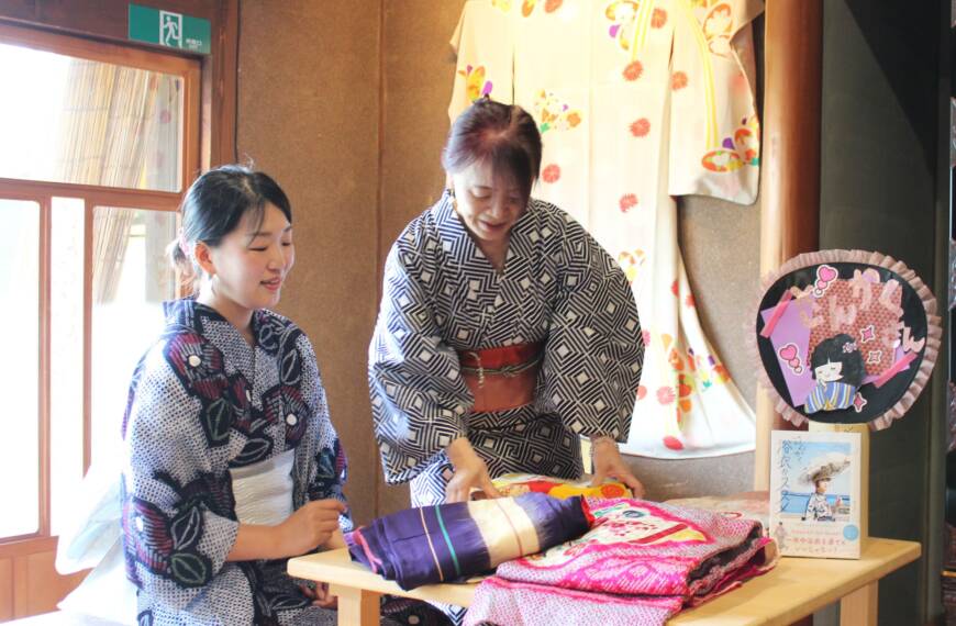 キモノを自由に楽しく、7月に四日市でイベント、さんかくさんトークショーや販売