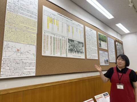 戦後80年　「湯の山に疎開した子どもたち」と「原爆の悲劇」菰野町図書館で展示