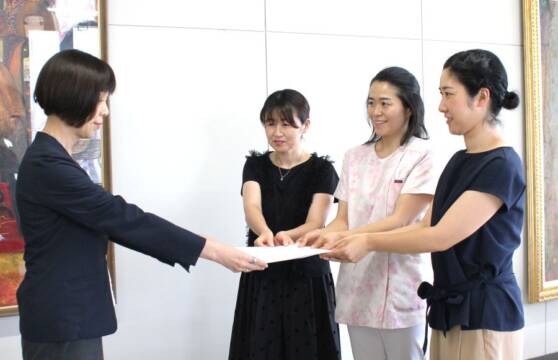 学校給食無償化の早期実施を、「かなえる会」が四日市市長あてに要望書