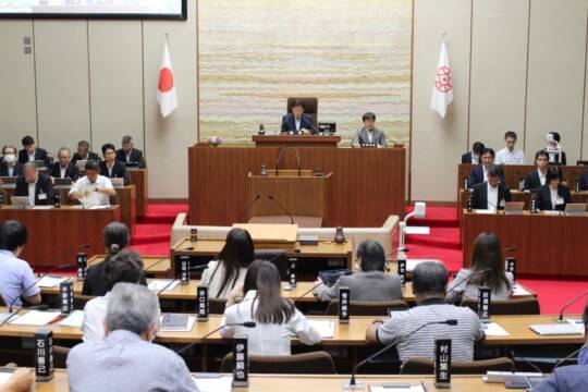 四日市ドーム改修関連補正など26議案を上程、四日市市の9月定例月議会が開会