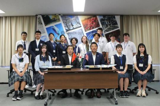 四日市市の公式訪中団が天津へ、コロナ禍もあり10年ぶり