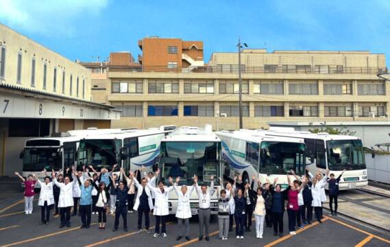 四日市羽津医療センター健診バス更新へクラウドファンディング、未来の「働く健康」守りたい