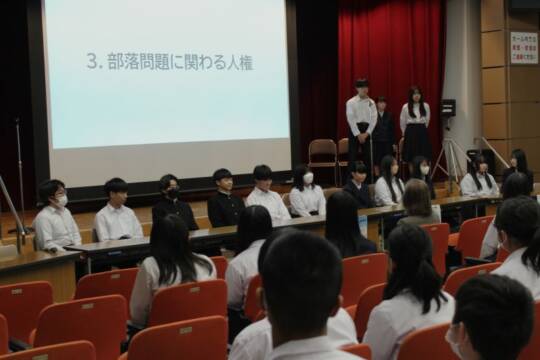 4つのテーマで人権を考えCM動画も作成、四日市市立三重平中学の3年生が「人権シンポ」開催