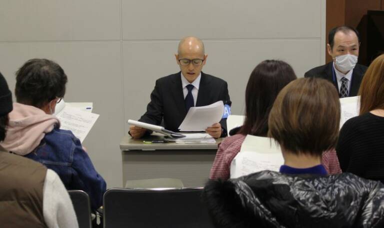 被害額の約三分の一を補償、四日市「くすの木パーキング」の被災者説明会で国側説明