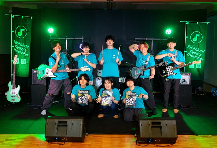 Yokkaichi Teen's Music Fes(YTMF)2026への来場を呼びかける実行委員会メンバー