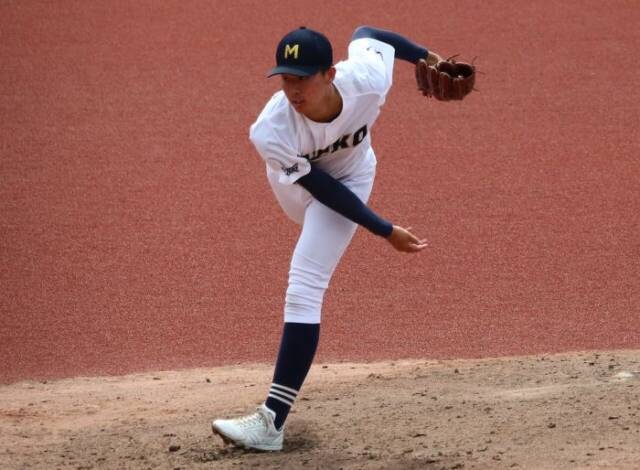 三重大会決勝で登板した古川投手